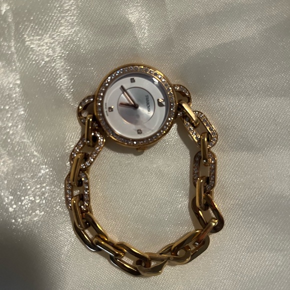 Swarovski Alia Mini Rose Gold Watch PVD Plated Quartz 30 MM Watch